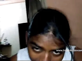 South Indian College Girl Giving Steady old-fashioned Hot Blowjob - IndianHiddenCams.com